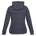 Navy-White - Back - Regatta Womens-Ladies Bayletta Full Zip Hoodie