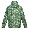 Green - Back - Regatta Womens-Ladies Orla Kiely Tropical Floral Packaway Waterproof Jacket