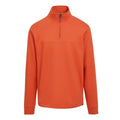 Rusty Orange - Front - Regatta Mens Agilno Half Zip Fleece Top