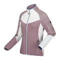 Heather-White - Side - Regatta Womens-Ladies Hepley II Full Zip Fleece Jacket