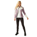 Heather-White - Close up - Regatta Womens-Ladies Hepley II Full Zip Fleece Jacket