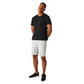 Silver Grey - Close up - Regatta Mens Aldan Chino Shorts