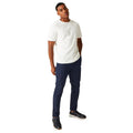 Navy - Side - Regatta Mens Dalry Multi Pocket Trousers