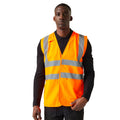 Orange - Side - Regatta Mens Pro Supervisor Hi-Vis Vest