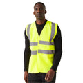 Yellow - Side - Regatta Mens Pro Supervisor Hi-Vis Vest