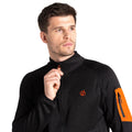 Black - Lifestyle - Dare 2B Mens Torrek Fleece Top