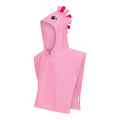 Sweet Pink - Side - Regatta Childrens-Kids Luna The Unicorn Hooded Towel