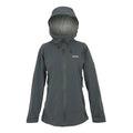 Seal Grey-Cloudy Grey - Front - Regatta Womens-Ladies Okara Waterproof Jacket