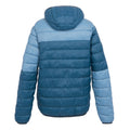 Moonlight Denim-Coronet Blue - Back - Regatta Mens Hillpack II Colour Block Padded Jacket