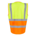 Yellow-Orange - Back - Regatta Mens Pro Executive Hi-Vis Vest