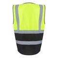 Yellow-Black - Back - Regatta Mens Pro Executive Hi-Vis Vest