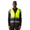 Yellow-Black - Side - Regatta Mens Pro Executive Hi-Vis Vest