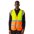 Yellow-Orange - Side - Regatta Mens Pro Executive Hi-Vis Vest