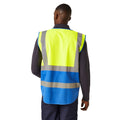 Yellow-Royal Blue - Lifestyle - Regatta Mens Pro Executive Hi-Vis Vest