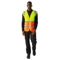 Yellow-Orange - Pack Shot - Regatta Mens Pro Executive Hi-Vis Vest