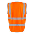 Orange - Back - Regatta Mens Pro Executive Hi-Vis Vest