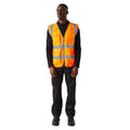 Orange - Pack Shot - Regatta Mens Pro Executive Hi-Vis Vest