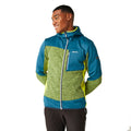 Piquant Green-Moroccan Blue - Lifestyle - Regatta Mens Cadford VI Marl Hooded Fleece Jacket