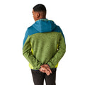 Piquant Green-Moroccan Blue - Pack Shot - Regatta Mens Cadford VI Marl Hooded Fleece Jacket