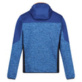 Oxford Blue-New Royal - Back - Regatta Mens Cadford VI Marl Hooded Fleece Jacket