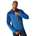 Oxford Blue-New Royal - Lifestyle - Regatta Mens Cadford VI Marl Hooded Fleece Jacket