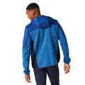 Oxford Blue-New Royal - Pack Shot - Regatta Mens Cadford VI Marl Hooded Fleece Jacket