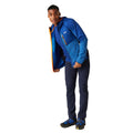 Oxford Blue-New Royal - Close up - Regatta Mens Cadford VI Marl Hooded Fleece Jacket