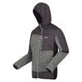 Agave Green-Ash - Side - Regatta Mens Cadford VI Marl Hooded Fleece Jacket