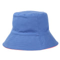 Lake Blue-Shell Pink - Side - Regatta Womens-Ladies Plain Reversible Bucket Hat