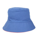 Lake Blue-Shell Pink - Lifestyle - Regatta Womens-Ladies Plain Reversible Bucket Hat