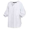 White - Side - Regatta Womens-Ladies Natuna Lightweight Shirt