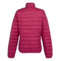 Deep Pink-Black - Back - Regatta Womens-Ladies Hillpack II Insulated Padded Jacket