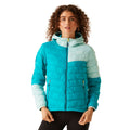 Tahoe Blue-Bleached Aqua - Lifestyle - Regatta Womens-Ladies Hillpack II Hooded Padded Jacket