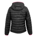 Black-Pink Potion - Back - Regatta Womens-Ladies Hillpack II Hooded Padded Jacket