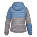 Heather-Coronet Blue - Back - Regatta Womens-Ladies Hillpack II Hooded Padded Jacket