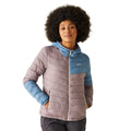 Heather-Coronet Blue - Lifestyle - Regatta Womens-Ladies Hillpack II Hooded Padded Jacket