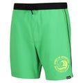 Fairway Green-Black - Side - Regatta Mens Bentham Swim Shorts