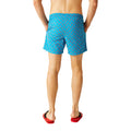 Fluro Blue - Pack Shot - Regatta Mens Loras Anchor Swim Shorts