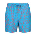 Fluro Blue - Front - Regatta Mens Loras Anchor Swim Shorts