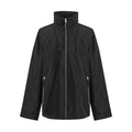 Black-Mineral Grey - Front - Regatta Mens Ascender Waterproof Soft Shell Jacket