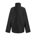 Black-Mineral Grey - Back - Regatta Mens Ascender Waterproof Soft Shell Jacket