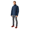 Navy-Classic Red - Pack Shot - Regatta Mens Ascender Waterproof Soft Shell Jacket