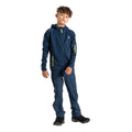 Moonlight Denim Marl - Close up - Dare 2B Childrens-Kids Explore Marl Fleece Jacket