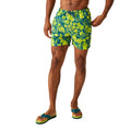 Moroccan Blue - Lifestyle - Regatta Mens Loras Hawaiian Swim Shorts