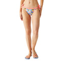 Blue-Green-Pink - Lifestyle - Regatta Womens-Ladies Flavia Abstract Floral String Bikini Bottoms