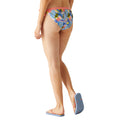 Blue-Green-Pink - Pack Shot - Regatta Womens-Ladies Flavia Abstract Floral String Bikini Bottoms