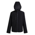 Black-Seal Grey - Front - Regatta Mens Navigate 2 Layer Soft Shell Jacket