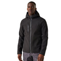 Black-Seal Grey - Side - Regatta Mens Navigate 2 Layer Soft Shell Jacket