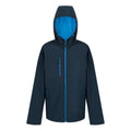 Navy-French Blue - Front - Regatta Mens Navigate 2 Layer Soft Shell Jacket