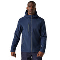 Navy-Seal Grey - Side - Regatta Mens Navigate 2 Layer Soft Shell Jacket